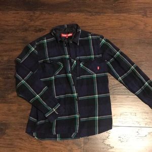 Blue flannel